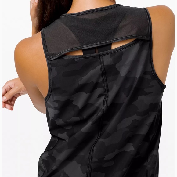 🍋LULULEMON SCULPT TANK-HERITAGE CAMO DEEP COAL,12 - Picture 9 of 11